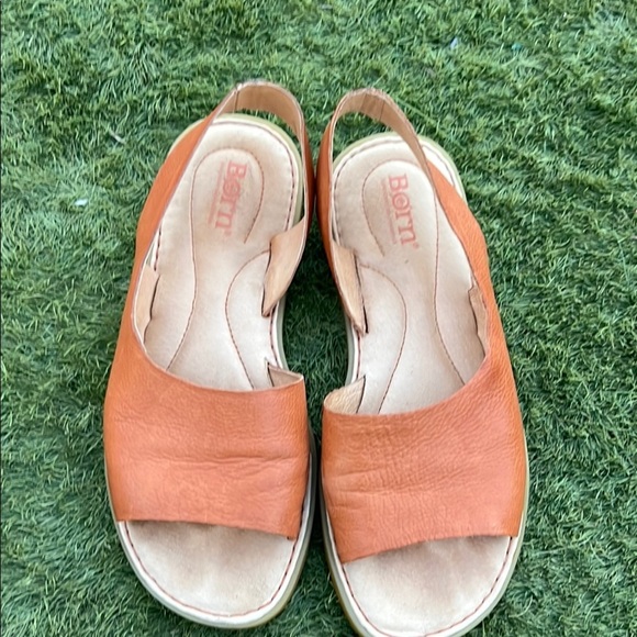 Born Women's Orange Sandals - Picture 1 of 5